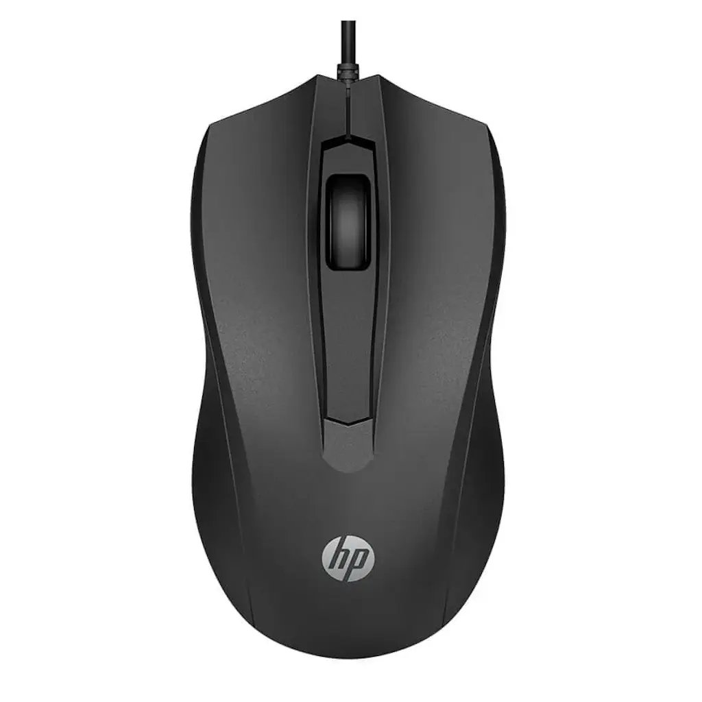 Mouse HP 100 Alambrico Negro 