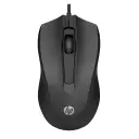 Mouse HP 100 Alambrico Negro 