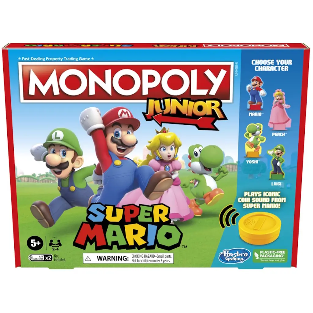 Juego De Mesa Hasbro Monopoly Junior Super Mario
