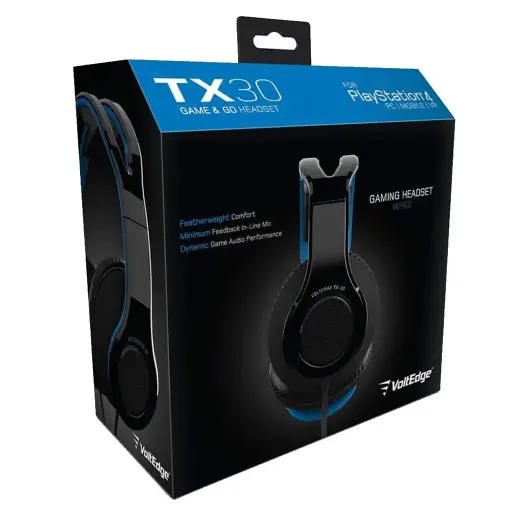 [857288008019] Diadema Voltedge Tx30 Azul PS4 Xbox Switch