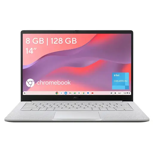 [197105917620] Laptop Asus Chromebook Cx140 Celeron N4500 8gb 128gb Teclado En Español