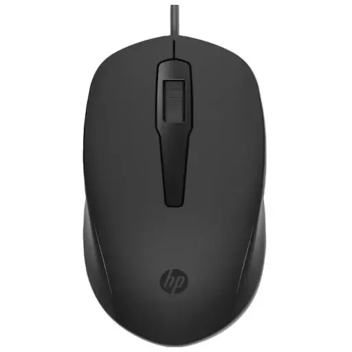 [195122875473] Mouse Alambrico Hp 150 Usb Ambidiestro 1600 Dpi Color Negro Negro 