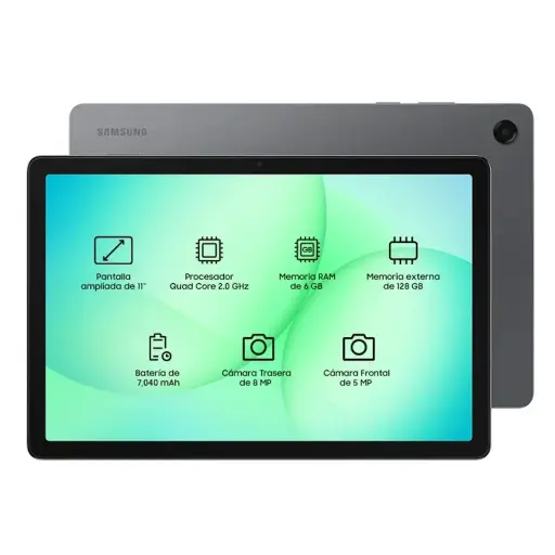 [8806097908869] Samsung Galaxy Tab A11+ Plata 128gb 6gb Ram Tablet Plateado